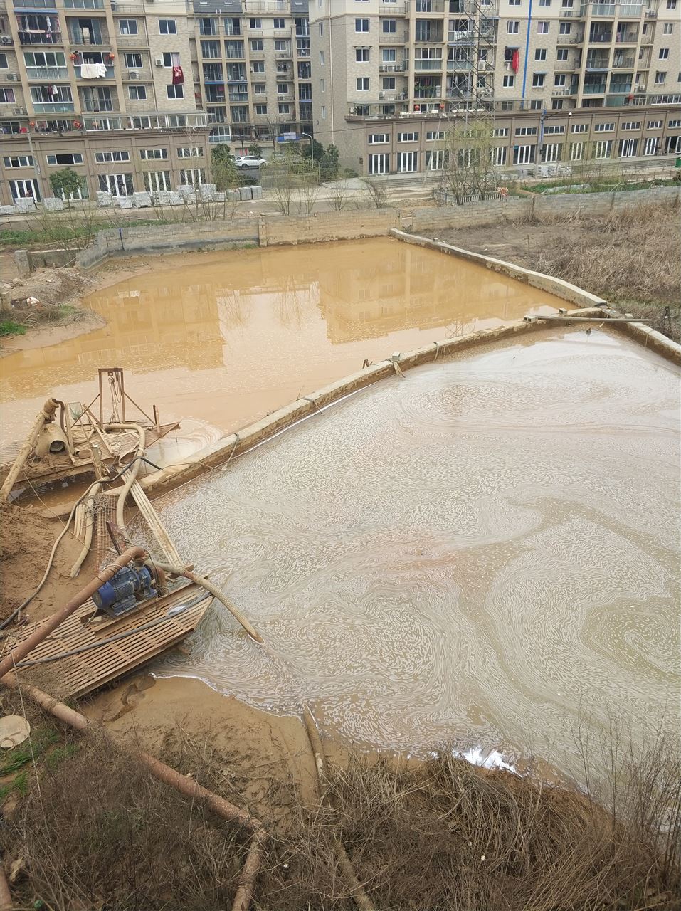 南皮沉淀池淤泥清理-厂区废水池淤泥清淤